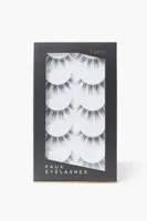 Wispy Cluster Faux Eyelash Set - 5 pack in Black