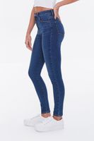 Women's High-Waisted Skinny Jeans Denim,