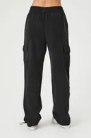 Women's Baggy Cargo Pants in Black Small