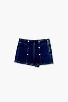 Girls Denim Shorts (Kids) in Dark Denim, 13/14