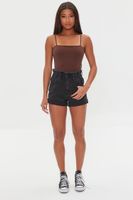 Women's High-Leg Cut Cami Bodysuit Large