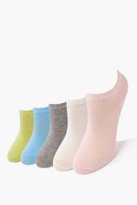 Girls Organically Grown Cotton Socks - 5 pack (Kids) in Blue