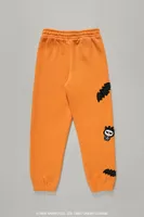 Girls Skeleton Badtz-Maru Joggers (Kids) in Orange, 5/6