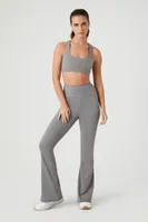 Women's Active Flare Leggings Dark Grey