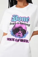 Women's Bone Thugs-N-Harmony Graphic T-Shirt in White, L/XL