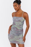 Women's Abstract Print Bodycon Mini Dress Small