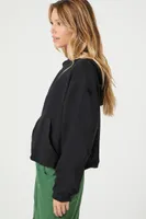 Women's French Terry Drop-Sleeve Hoodie