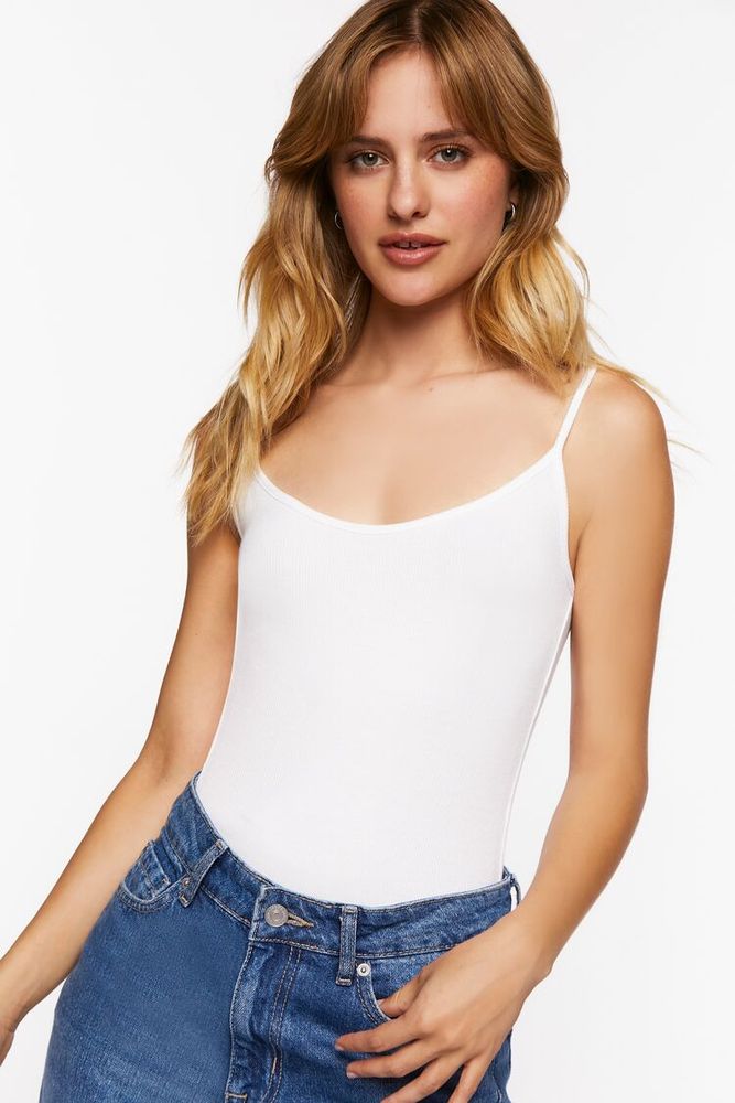 Women's Ribbed Cami Bodysuit