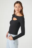 Women's Reworked Combo Top in Black Small