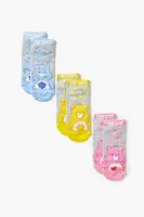 Care Bears Ankle Socks Set - 3 pack in Grey