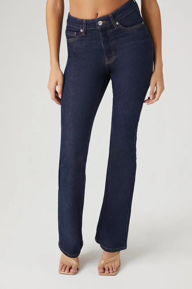 Women's Mid-Rise Bootcut Jeans in Dark Denim, 28