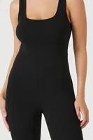 Women's Sweater-Knit Sleeveless Jumpsuit