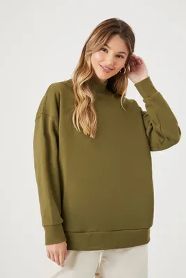 Women's Fleece Mock Neck Pullover