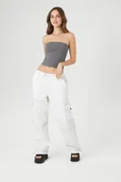 Women's Poplin Cargo Pants