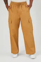 Men Cargo Drawstring Pants Chestnut