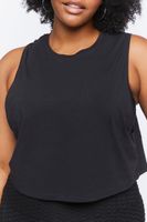 Women's Active Muscle T-Shirt in Black, 0X