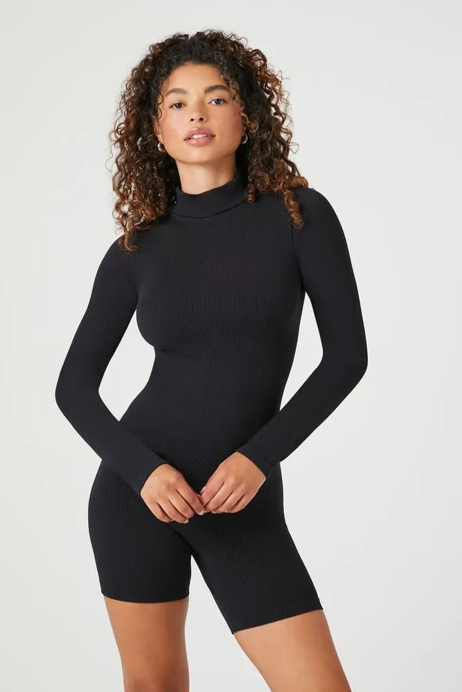 Seamless Mock Neck Bodysuit