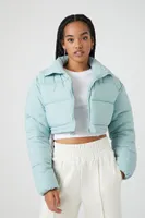 Women's Cropped Puffer Jacket