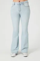 Women's High-Rise Flare Jeans in Light Denim, 26