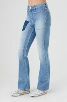 Women's Seamed Mid-Rise Bootcut Jeans Light Denim,