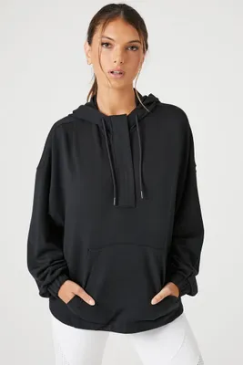 Women's Active Drop-Sleeve Hoodie Medium