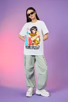 Women's Cowboy Bebop Graphic T-Shirt in White, S/M