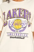 Women's Los Angeles Lakers Graphic T-Shirt in Cream