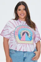 Women's Pink Floyd Graphic T-Shirt in Mauve, 0X