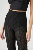 Women's Crochet Flare Pants