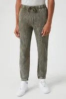 Men Garment Wash Drawstring Joggers