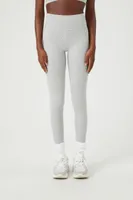 Women's Active Seamless Heathered Leggings in Heather Grey Medium