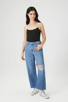 Women's Stretch-Denim 90s-Fit Jeans in Medium Denim, 28