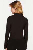 Women's Ribbed Zip-Up Top XS