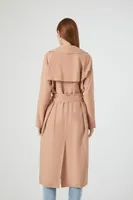 Women's Tie-Front Trench Coat