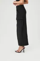 Women's Cargo Slit Straight Maxi Skirt