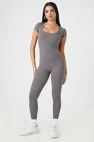 Women's Seamless Short-Sleeve Jumpsuit