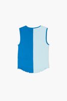 Girls Colorblock Tank Top (Kids) Powder Blue/Blue,