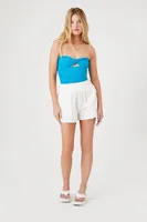 Women's Textured Pull-On Shorts