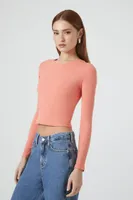 Women's Ribbed Knit Crop Top