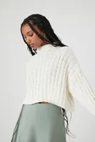 Women's Ribbed Knit Turtleneck Sweater