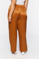 Women's Satin Palazzo Pants in Maple, 0X