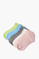 Girls Organically Grown Cotton Socks - 5 pack (Kids) in Blue