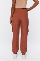 Women's French Terry Cargo Drawstring Joggers Sienna