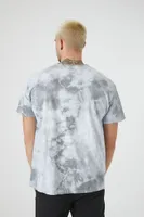 Men Tie-Dye Mustang Graphic Tee