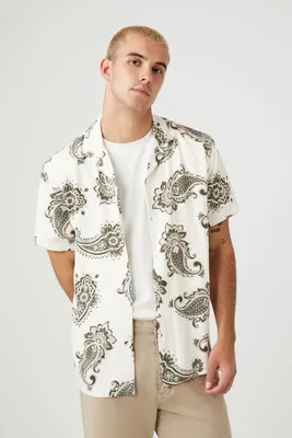 Shop Bandana Print Shirt for Men from latest collection at Forever 21