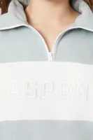 Women's Aspen Half-Zip Pullover in Grey Small