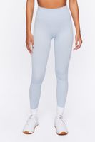 Women's Active Seamless Textured Leggings in Crystal Large