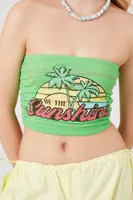 Women's Be The Sunshine Graphic Tube Top