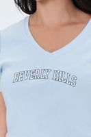 Women's Beverly Hills Graphic T-Shirt Blue,