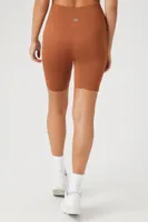 Women's Active Seamless Biker Shorts in Chestnut Medium